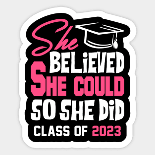 Senior 2023. Class of 2023 Graduate. Sticker